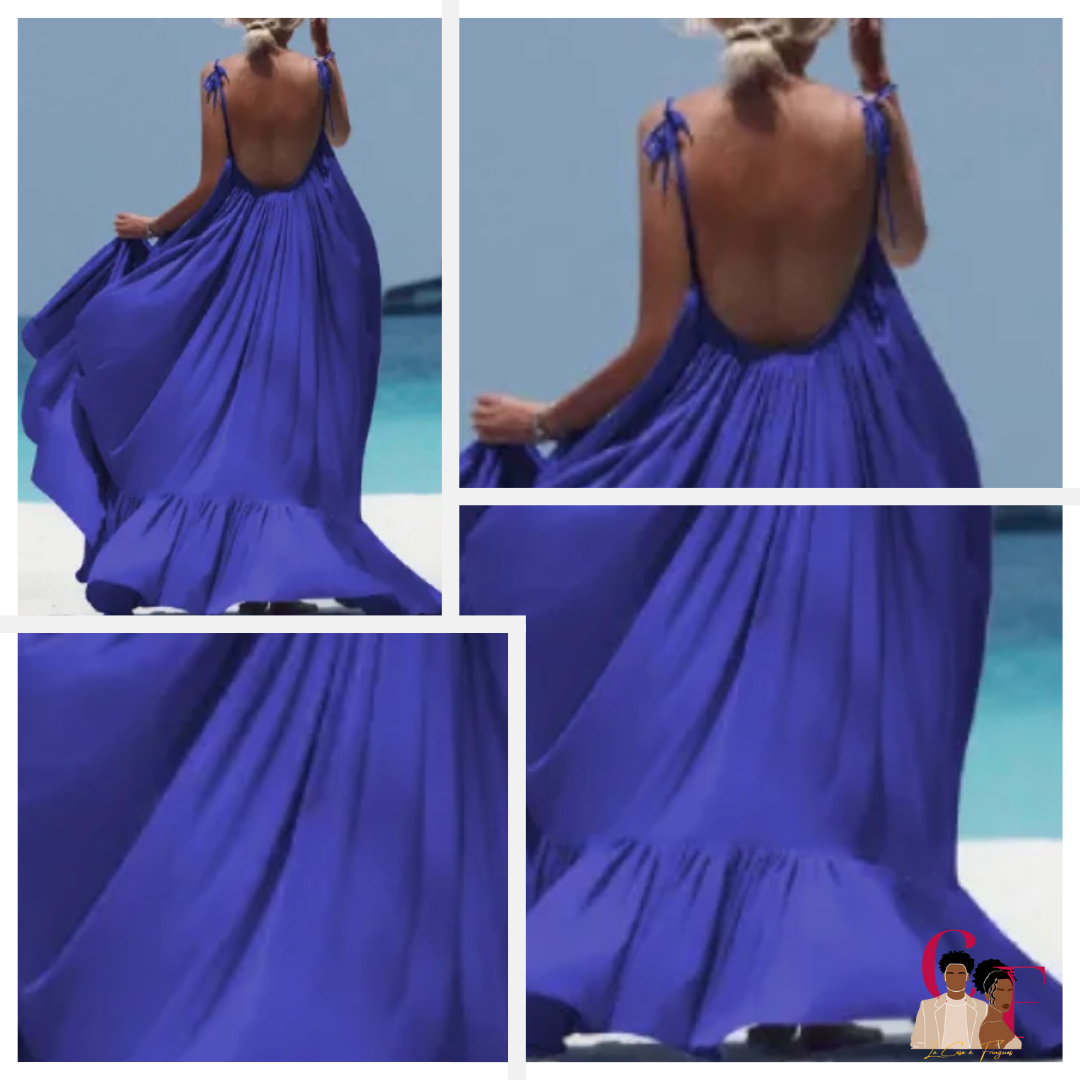 Robe d'été à bretelle (plage)