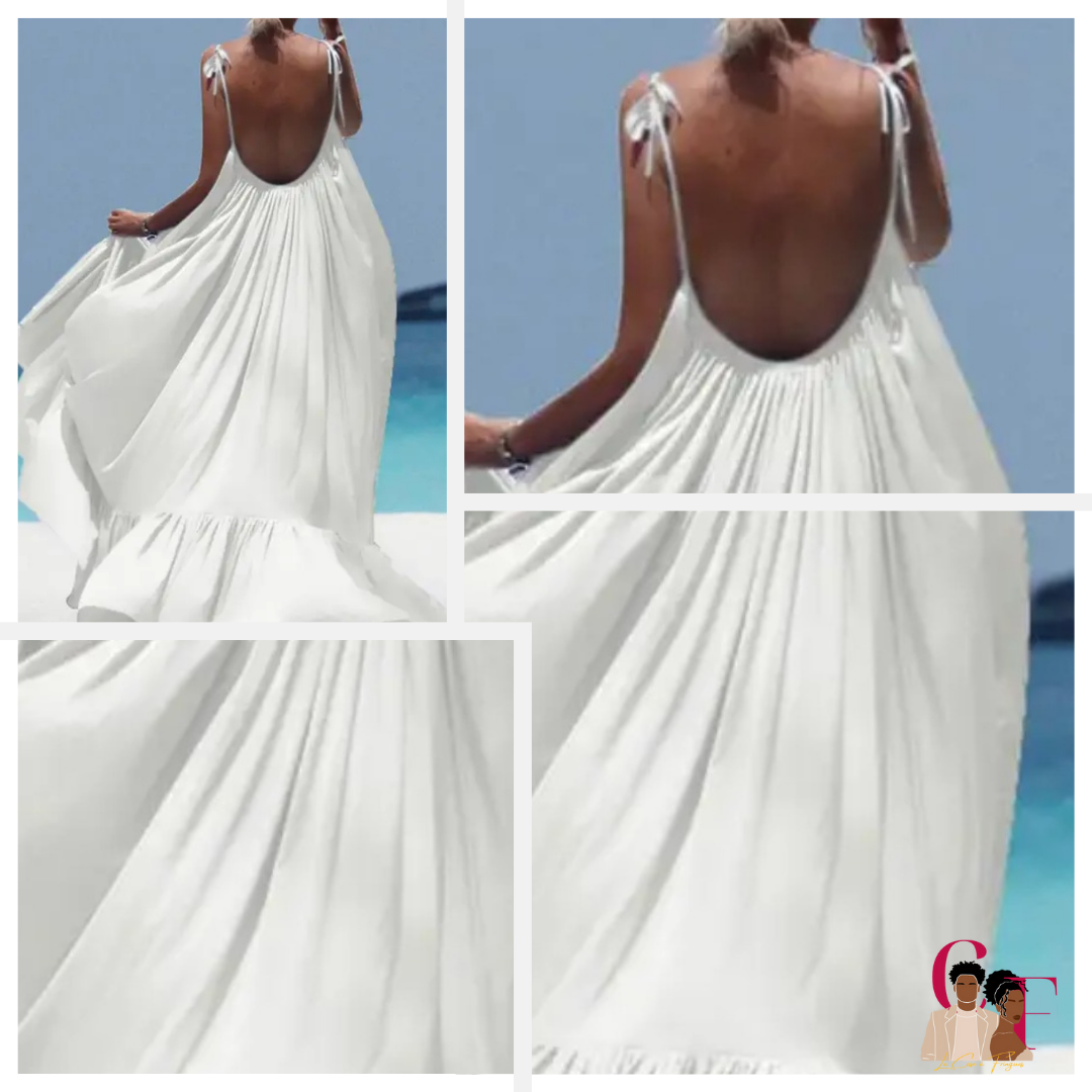 Robe d'été à bretelle (plage)
