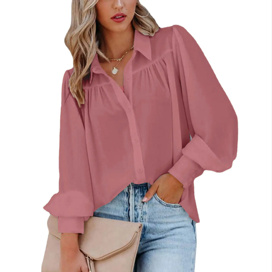 Chemise à manches longues rose.png